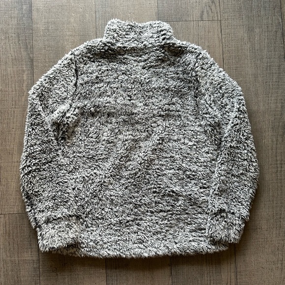 Grey Sherpa sweatshirt with deep pockets size S - Picture 8 of 8